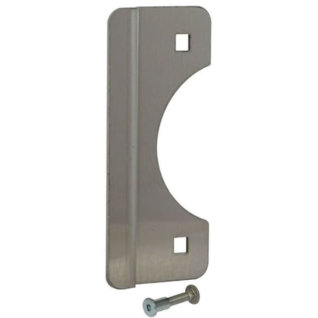 Don-Jo 2-5/8" x 6" Short Latch Protector for Outswing Doors with EBF Fasteners SLP106EBF630